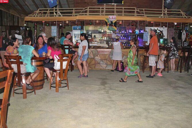 Martha Brae Rafting and Luminous Lagoon from Montego Bay and Falmouth - The fire show and the ride back: Ending on a bright note
