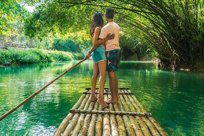 Martha Brae Rafting Experience w/Jerk Chicken Lunch, Montego Bay - The 60-minute bamboo float: scenery, shade, and river details