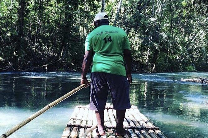 Martha Brae River Rafting Private Tour - Stop 1: Martha Brae River rafting on a bamboo raft