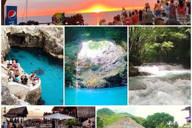 Mayfield Falls, Blue Hole & Rick's Café Tours/Weed Farm option - Stop 2: Blue Hole Mineral Spring and the 22-foot jump option