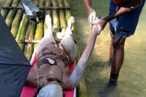 Montego Bay Bamboo Rafting and Hip Strip Private Tour - Lethe Village and the Great River: what rafting feels like here
