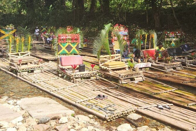 Montego Bay Bamboo Rafting & limestone Massage Private Transfer. - Limestone massage: the payoff after you float