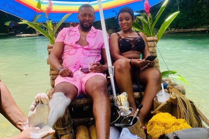 Montego Bay Bamboo Rafting Tour with Limestone Foot Massage - A captain who guides, steers, and shares the St James story