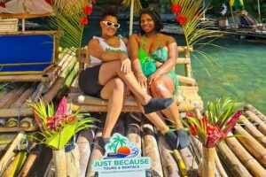 Montego Bay: Bamboo Rafting with Limestone Massage & Shopping - Music, swimming, and a dance-or-chill kind of day