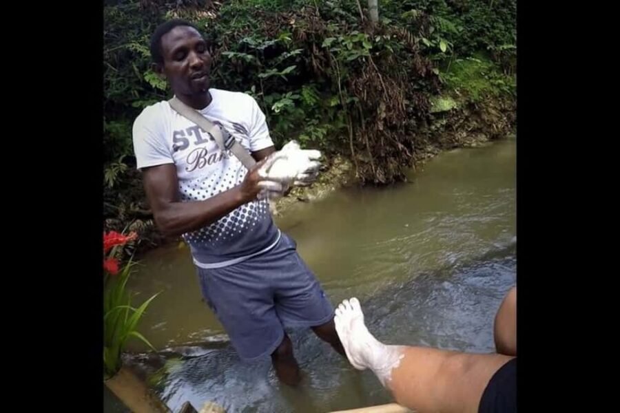 Montego Bay: Bamboo River Rafting and Limestone Foot Massage - Limestone foot massage: local comfort, hands-on skill
