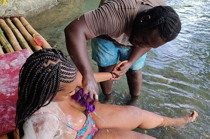 Montego Bay Bamboo River Rafting Limestone Foot Massage - Jamaican Fruit Included: A Small Touch With Real Value