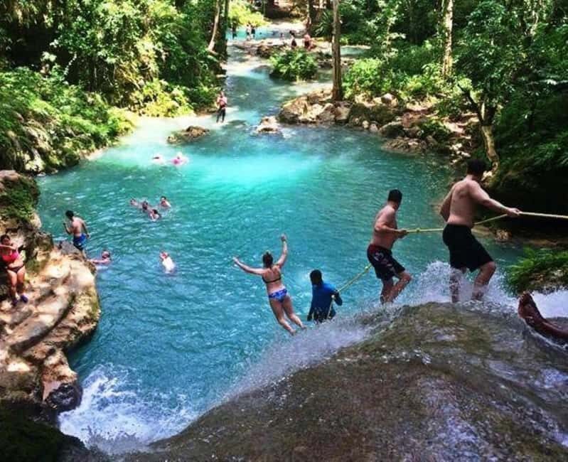 Montego Bay: Blue Hole, Dunn’s River, and Beach Club Trip - Blue Hole Swimming: What You Actually Get to Do