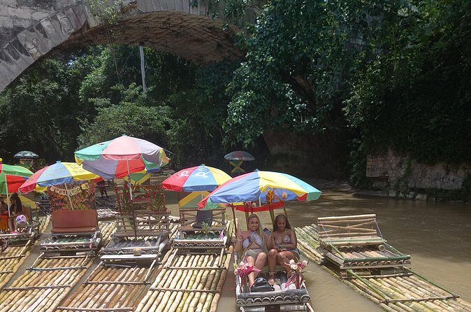 Montego Bay City, Community, Culture Tour & Rafting-Transfer Only - Montego Bay Hip Strip on Jimmy Cliff Boulevard: shopping with an ocean backdrop