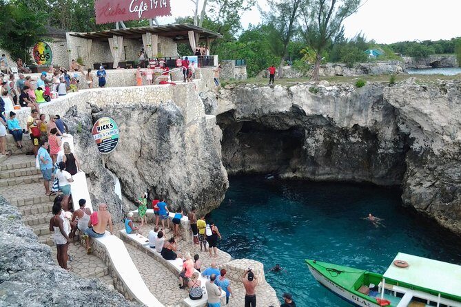 Montego Bay Excursion Negril 7 Miles Beach, Rick's Cafe and Time Square Shopping - From Cruise Port to 7-Mile Beach: Your Time to Relax in the Shallows