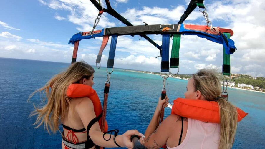 Montego Bay: Parasailing and Jet Ski Combo with Pickup - Jet ski excitement: 30 minutes, solo or tandem, with real orientation