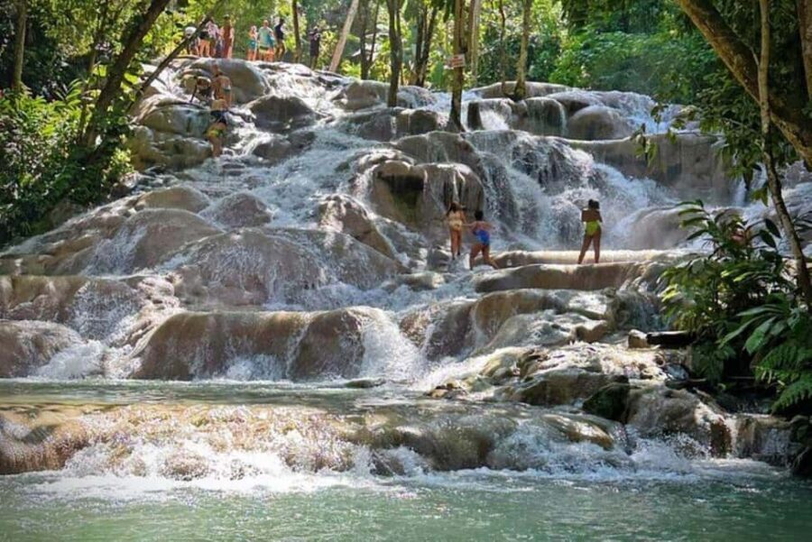 Montego Bay: Private Dunn's River Falls and Blue Hole Tour - Transportation and timing from Montego Bay: private, air-conditioned, and built for a tight schedule