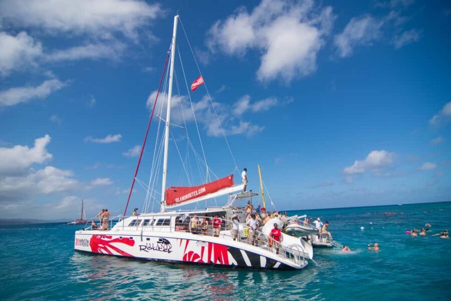 Montego Bay: Reggae Catamaran 18+ Cruise with Open Bar - Snorkeling Stop: Quick Reef Time With Included Gear