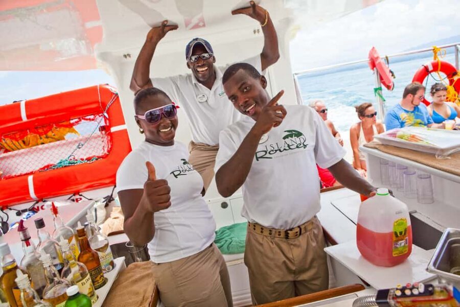 Montego Bay: Reggae Catamaran 18+ Cruise with Open Bar - Margaritaville Break: Shopping, Food, and Frozen Drinks