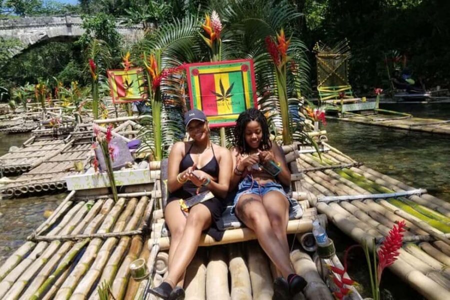 Montego Bay: River Rafting and Dunn's River Falls Day Trip - Rio Nuevo bamboo rafting: calm water, clear views, real rhythm