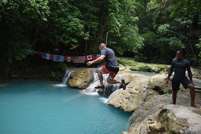Montego Bay Shore Excursion: Blue Hole & Secret Falls Tour plus Shopping - H2: Secret Falls: A Short Woods Walk and Waterfall Time