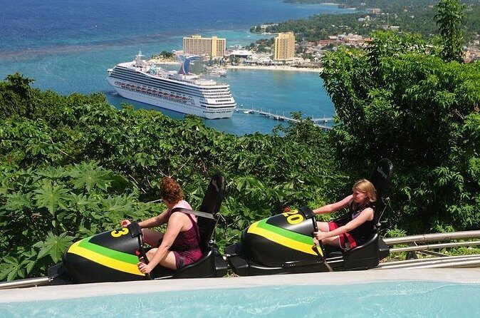 Mystic Mountain Canopy Experience From Montego Bay - The 1,000 Meter Bobsled Ride on Stainless Steel Rails