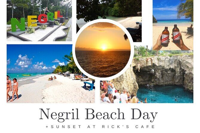 Negril Private and Public Beach with Ricks Cafe from Montego Bay - Key things to know before you go