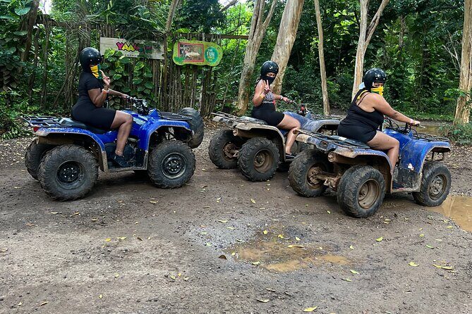 Negril Private Day Tour: ATV Ride, Party Catamaran & Ricks Cafe - Party Catamaran Cruise with snorkeling and music