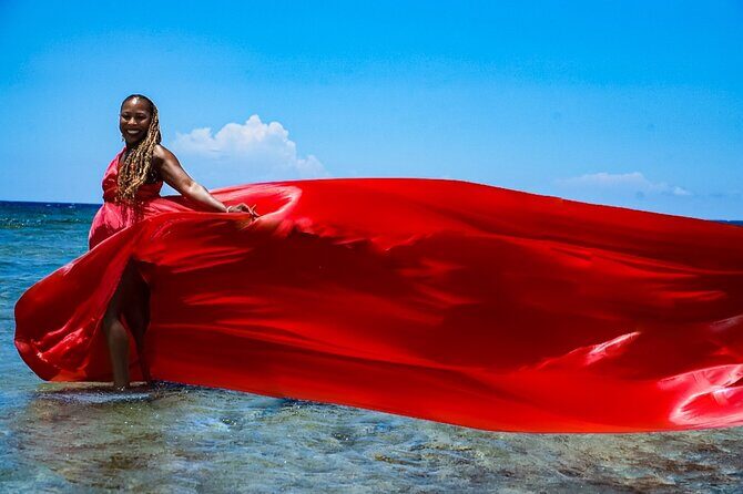 OceanShootJamaica Flying Dress, Montego Bay - What you get: unedited files plus 10 edited photos