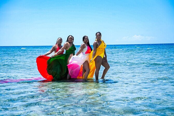 OceanShootJamaica Flying Dress, Montego Bay - Rum punch bonus for birthdays and anniversaries