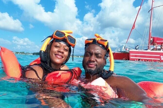 Party Catamaran Cruise with Open Bar and Snorkeling Montego Bay - Entering The Catamaran Party Mode in Montego Bay