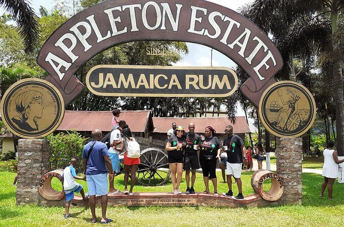 Pelican Bar, Appleton Rum Tour, YS Falls Jamaica south coast experience Montego - Stop 3: YS Falls—seven waterfalls and time to move at your pace