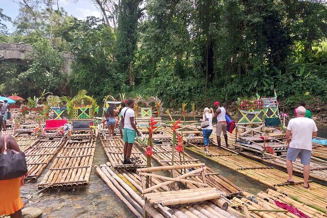 Private Bamboo River Raft with Limestone Massage in Montego Bay - Private Door-to-Door Ride in Air-Conditioned Comfort