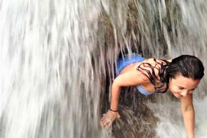 Private Blue Hole & Secret Falls Day Trip plus Shopping from Montego Bay Hotels - Secret Falls: the hike-and-photos stretch after the main swim