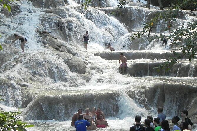Private Dunn's River Falls and Blue Hole Tour Ocho Rios Jamaica - Blue Hole Secret Falls: pools, caves, cliff moments, and guide-led fun