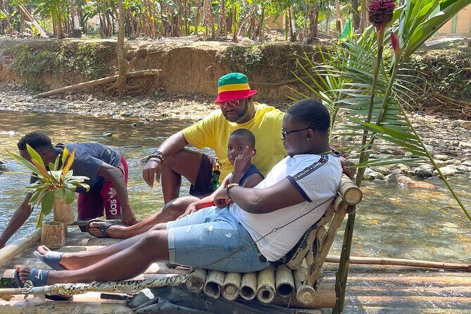Private Montego Bay Bamboo Rafting with Limstone Foot Massage - Swimming, Relaxing, and Refreshments (With a Cash-Only Reminder)
