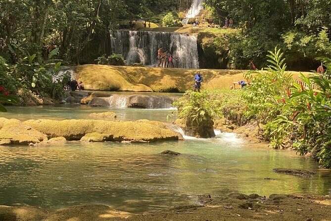 Private YS Falls and Zipline Tour from Montego Bay - The Hip Strip Craft Market and a Free Beach Break