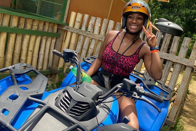 Rafting Atv and Ricks cafe - Montego Bay stops between activities: beach beauty, souvenir strip, and local life