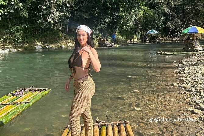 Rafting with Limestone Massage Lethe and free shuttle to Parties - Bamboo Rafting on the River: Relaxed Water Time With Real Jamaica Energy