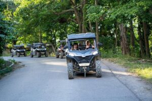 Rastafari Cultural ATV Community Experience from Montego Bay - Stop 2: The Rastasafari ATV portion, with swim, ganja field, and fruit tasting