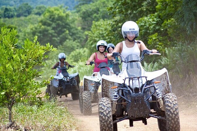 Zip-lining/Horseback Rides/Cat & Atv Inclusive Act with Transpo From Montego Bay - Horseback in the Backcountry and Into the Caribbean Sea